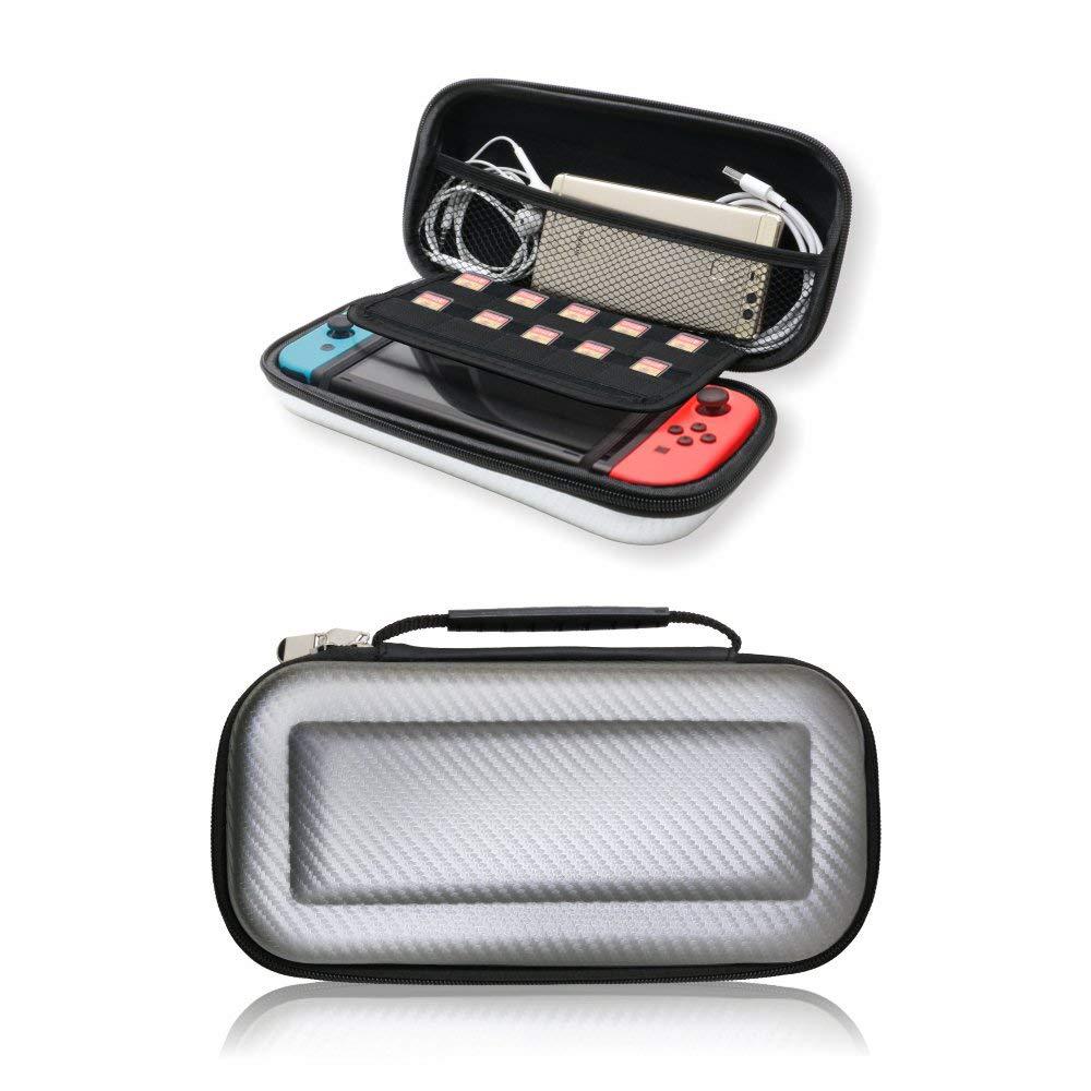 Hard Shell Travel Carrying Protective Storage Bag Compatible with Nintendo Switch - NAVOR