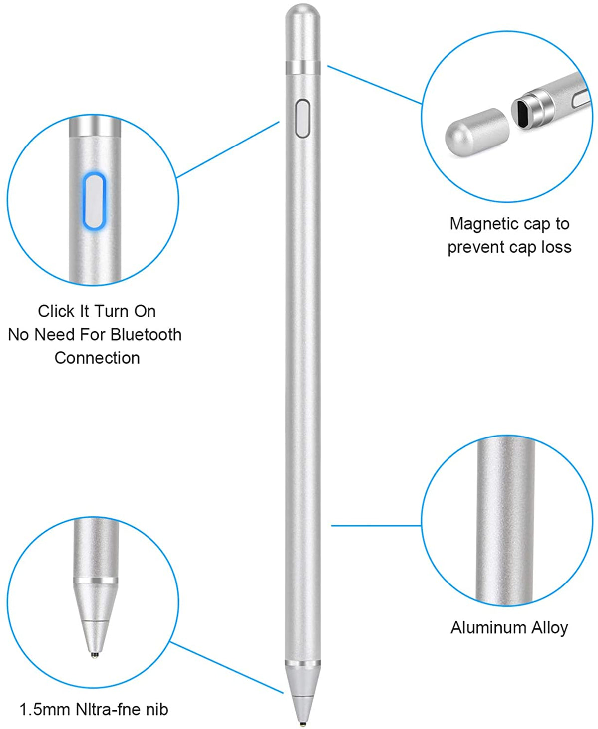 navor Stylus Pen for Touch Screens, Smart Phones & Tablets - NAVOR