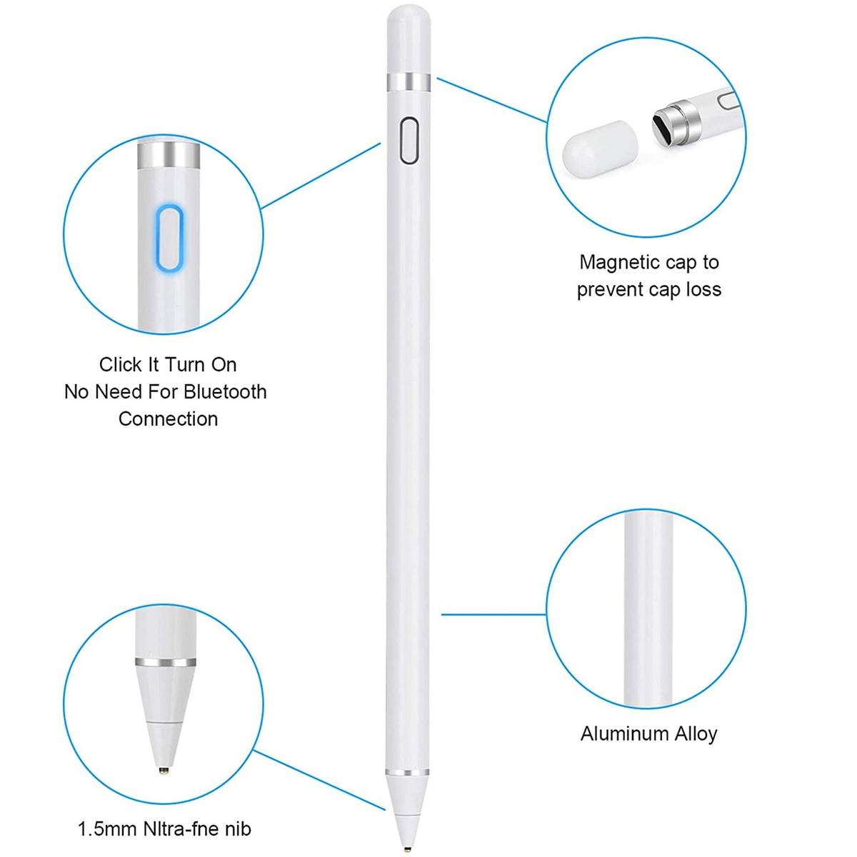 navor Stylus Pen for Touch Screens, Smart Phones & Tablets - NAVOR