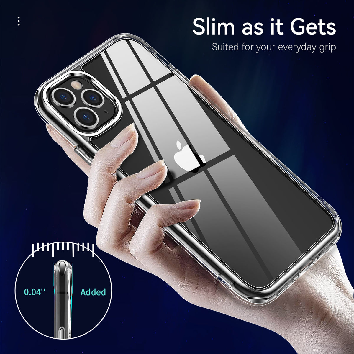 Slim Clear iPhone 11 Pro Max Case - NAVOR